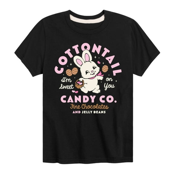 Instant Message - Cottontail Candy Co. - Toddler & Youth Short Sleeve Graphic T-Shirt