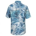 thumbnail image 3 of Men's Colosseum  Blue UCLA Bruins Realtree Aspect Charter Full-Button Fishing Shirt, 3 of 3