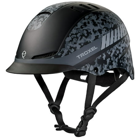 Horse Riding Helmet - Troxel Performance Headgear Troxel Black Digi Camo TX Horse Riding Helmet