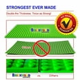 thumbnail image 3 of Brickyard Blocks 4 Baseplates, Design 10 x 10 Inches Large Thick Base Plates Bricks, Table or Displaying Toys (Green, Blue, Gray, Sand - 4-Pack, Assorted), 3 of 3