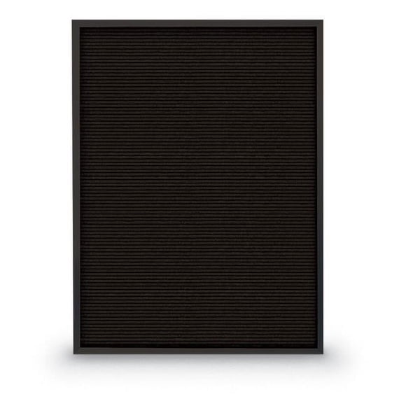 UVP UV1211A-BLACK-BLACK Black letterboard 18' x 24' with Black aluminum frame