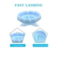 thumbnail image 3 of Flower Glue Rings for Eyelash Extensions 2 Slot, Disposable Blooming Glue Cup Lash Ring for Eyelash Glue Holder, Tatto Ring Cup Fanning Glue Ring Volume Cups for Las Extension Supply (Blue, 200 Pcs), 3 of 5