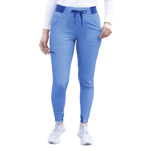 Adar Pro Scrubs For Women - Ultimate Yoga Jogger Scrub Pants - Tall