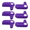 thumbnail image 1 of Unique Bargains 6 Pcs Housse de Poignée d'Interrupteur de Retrait de Toit Rigide pour Jeep Wrangler JL JLU 2018-2023 Violet, 1 of 7