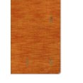 thumbnail image 6 of Rugsotic Carpets Hand Knotted Wool Area Rug 2'6''x12' Orange Contemporary Runner Indoor Rug for Living Room, Bedroom Antimicrobial L00226, 6 of 6