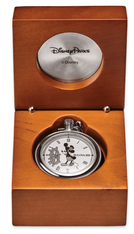 Disney Parks Pocket Watch By Bulova Mickey Mouse New with