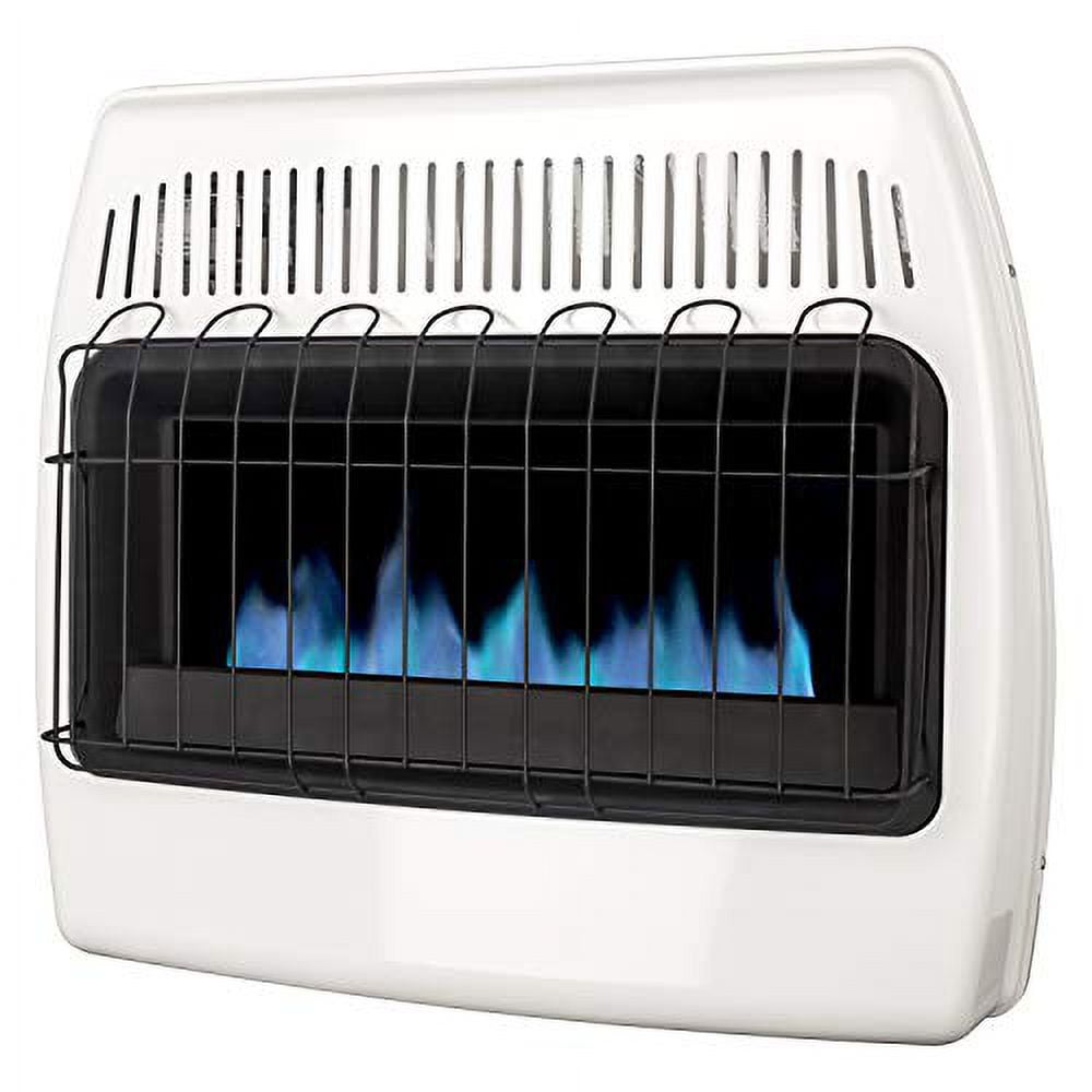 Dyna Glo 30 000 BTU Liquid Propane Blue Flame Vent Free Wall Heater White Vent Free Wall Heat Fan Walmart