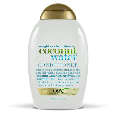OGX® Weightless Hydration + Conditioner Coconut Water, 13.0 FL (Best Coconut Water For Hydration)