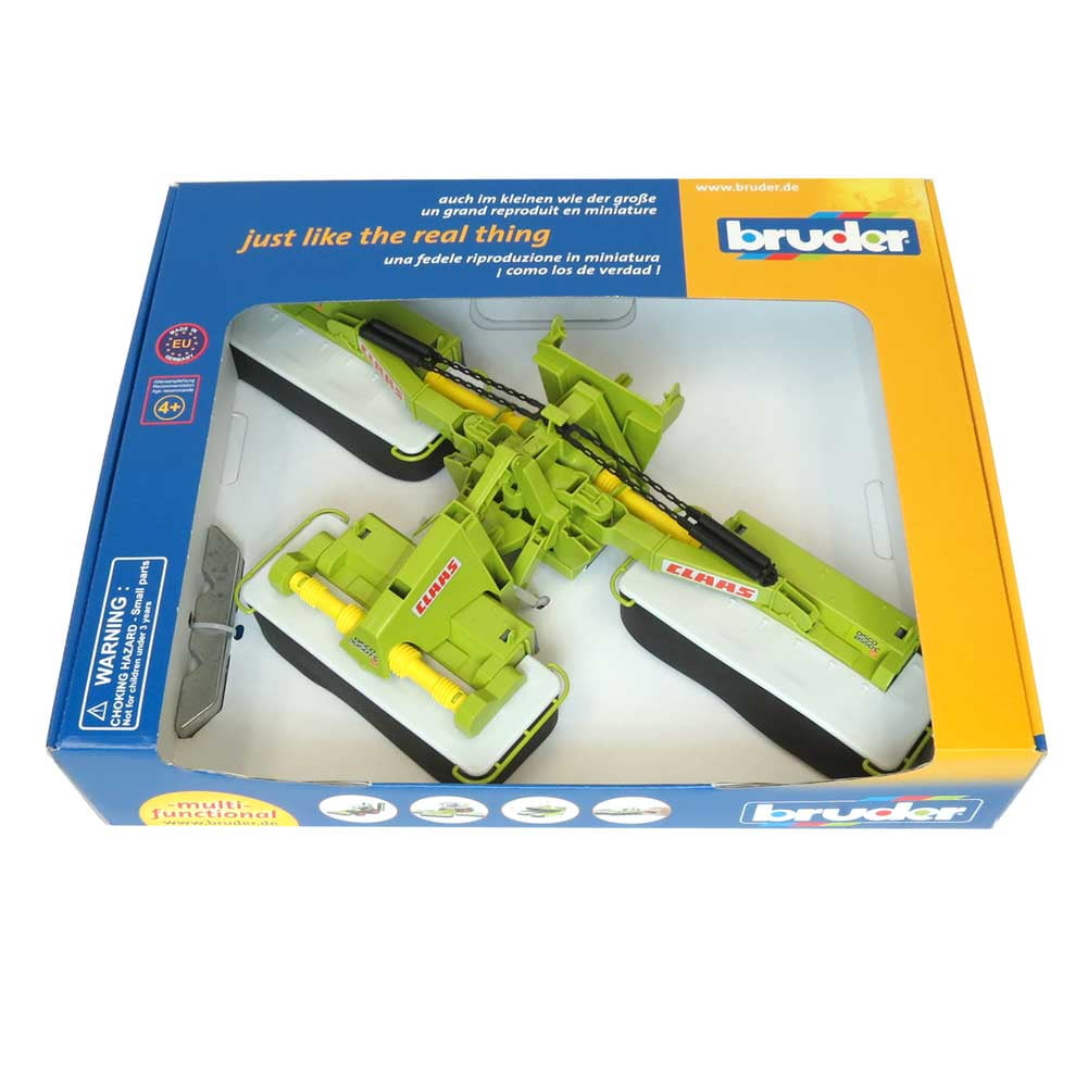 Bruder 02218 CLAAS Disc 8550 C Plus Three Part Mower