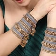 thumbnail image 2 of Indian Ethnic Partywear Handmade Bangles – Traditional Bridal Jewelry Set for Women | Elegant Wedding, Festival & Daily Wear Accessories, 2 of 7