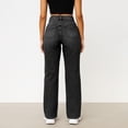 thumbnail image 5 of Yungyresw Women Wide Leg Jeans Y2K Loose Fit Wide Leg High Waisted Baggy Denim Pants Outdoor Fashion Casual Streetwear Black L, 5 of 5