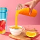 thumbnail image 5 of Licuadora portátil | Minilicuadora recargable por USB para batidos y smoothies | Tamaño de viaje de 270 ml con motor de 50 W | Para uso en casa, oficina, gimnasio y exteriores, 5 of 7