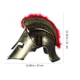 thumbnail image 2 of ColoMX Novedad casco romano sombrero de soldado fiesta fiesta Cosplay casco de gladiador, 2 of 7