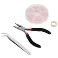 thumbnail image 3 of CIMAXIC jump ring for DIY 1 Set Jewelry Making Jump Ring Set Multi-functional Jump Ring Durable Jump Ring,0.35"X0.35"X0.04", 3 of 5