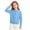 Sky Blue, variant on Grblisyd Girls Cardigan Sweater School Uniforms Casual Long Sleeve Button Knit Solid Sweaters Tops