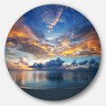 thumbnail image 2 of Designart - Exotic Colorful Maldives Seashore' Extra Large Seascape Metal Wall Decor, 2 of 4