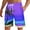 A-Blue168, variant on Mens Summer Casual Shorts Hawaiian Loose Fit Outdoor Sports Beach Drawstring Shorts Streetwear Comfy Bottoms