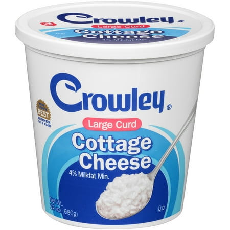 Crowley 4 Milk Fat Large Curd Cottage Cheese 24 Oz Walmart Com
