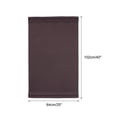 thumbnail image 2 of Unique Bargains Rideau Occultant pour Porte, 25 Pieds L x 40 Pieds L Rideau de Porte pour Fenêtre Française 1 Panneau, Brun, 2 of 7