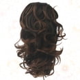 thumbnail image 2 of Shisuyan Ponytail Gripper Dark Brown 1Pcs 15.7x3.9x0.2In High Temperature Fiber, 2 of 8
