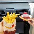 thumbnail image 3 of 3 portavasos para papas fritas, accesorios interiores para autos, mini vasos para mojar papas fritas, portavasos para salsa, juegos de clips para mojar (rojo) (negro), 3 of 5