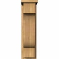thumbnail image 2 of 7 1/2"W x 12"D x 28"H Newport Smooth Corbel w/Backplate, Western Red Cedar, 2 of 9
