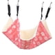 thumbnail image 4 of Hamaca colgante para gatos, colchoneta para dormir con correas ajustables, lavable rojo, 4 of 9