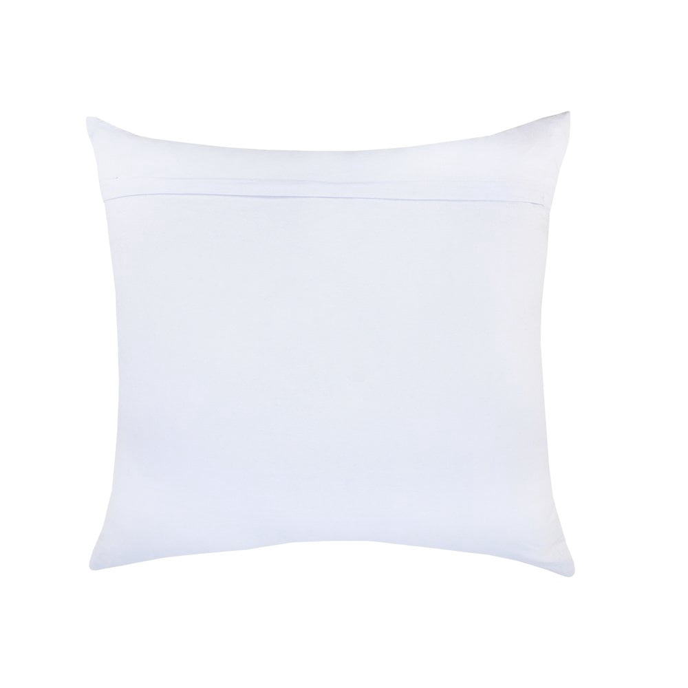 LR Home Altair Cotton Pillow Set of 2 in Orange/Yellow, 18" x 18"