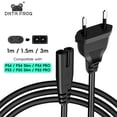 thumbnail image 3 of PS5/PS4 EU Standard Power Cord - Universal AC Power Cable for PS5/PS5 Slim/PS5 Pro & PS4/PS4 Slim/PS4 Pro Gaming Consoles, European TV Plug Cord (1M/1.5M/3M Length Variants), 3 of 7