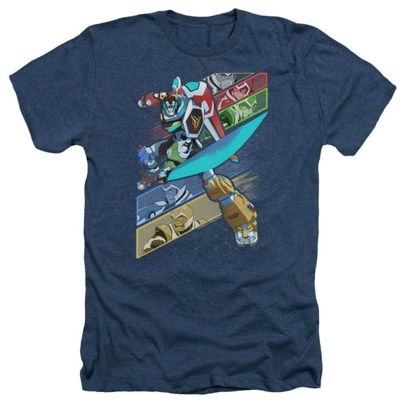 Voltron - Crisscross - Heather Short Sleeve Shirt - Large