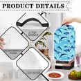 thumbnail image 4 of HELLHERO Dolphin Pattern Stylish Dust Cover with Dust Protector Polyester Blender Dust Cover, 4 of 6