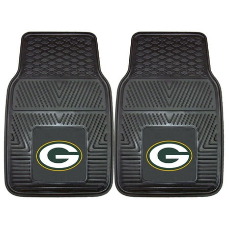 Green Car Mat - Green Bay Packers 2-pc Vinyl Car Mats 17