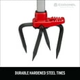 thumbnail image 4 of Corona 6" Steel Tines with Red ComfortGEL Grip SoilRIPPER Tiller, 4 of 6