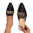 thumbnail image 5 of KEVCHE Loafer Mules for Women ,Rhinestone Slip On Mule Flats, Pointed Toe Casual Dressy Shoes , Lightweight Comfortable Office Walking Loafers, 5 of 7