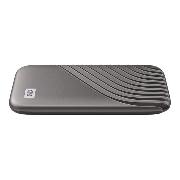 WD 500GB My Passport SSD Portable External Solid State Drive, Gray
