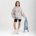 thumbnail image 3 of Women's Gameday Couture Gray Tennessee Volunteers Always on Repeat Fleece Sweatshirt, 3 of 4