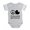 Heather Gray, variant on CafePress - Peace Love Italian Greyhound Baby Football Bodysui - Cute Infant Baby Football Bodysuit