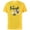 Yellow, variant on Disney Mickey Mouse and Pluto Best Friends Retro Vintage - Short Sleeve Cotton T-Shirt for Adults - Customized-Athletic Heather