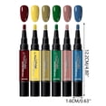 thumbnail image 2 of Nail Polish Pen Set, Water Based Nail Art Polish 6 Colors, Quick Dry Nail Art Pens with Brush Tip No UV Lamp Needed for DIY Home Manicure, 2 of 9