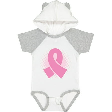 

Inktastic Breast Cancer Pink Ribbon Awareness Month Girls Baby Bodysuit