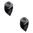 thumbnail image 2 of Guardoinrt Foulards Écharpe Casual Style Rétro Tête Warm Coton Foulard Fleur 175CM 2Set, 2 of 6