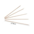 thumbnail image 1 of Cuidado de manicura y pedicura, 100 piezas de palitos de madera naranja para diseño de uñas, empujador de cutículas de alto rendimiento, 1 of 6