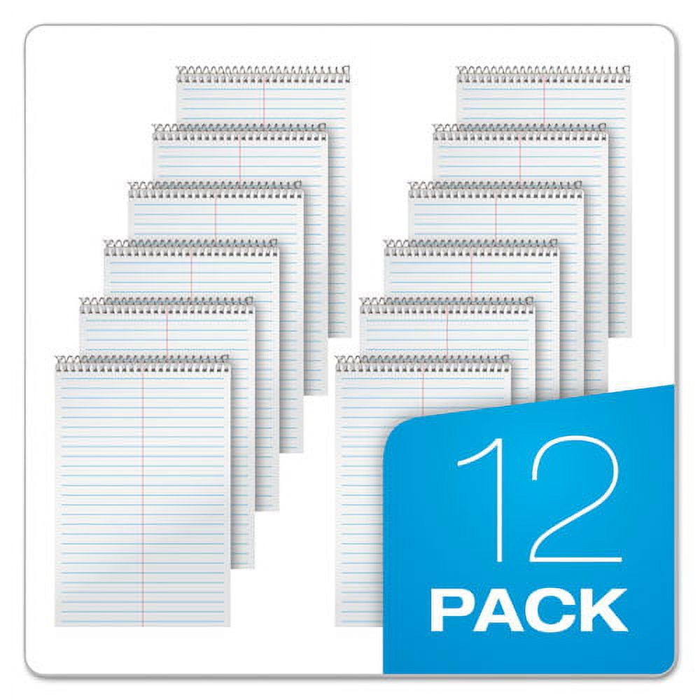 "Steno Pads, Gregg Rule, Tan Cover, 80 White 6 X 9 Sheets | Bundle of 5 Each"