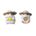 thumbnail image 4 of Cucumber Seed Carrot 1/2 Pair Car Ornament Resin Hamster Small Rat Ornament Aut R1J4, 4 of 9