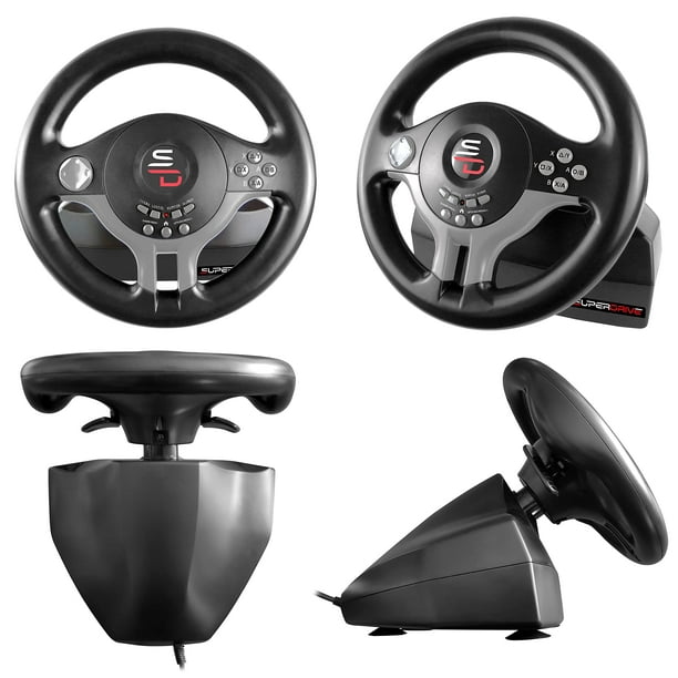 Superdrive - Racing Steering Wheel Driving Wheel SV200 with pedals