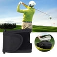 thumbnail image 3 of Golf Rangefinder Strap, Adjustable Wrap Case Mount Stick Holder Easily Access , Golf Cart Rail, Golf Lover Accessory Black With Hole, 3 of 8
