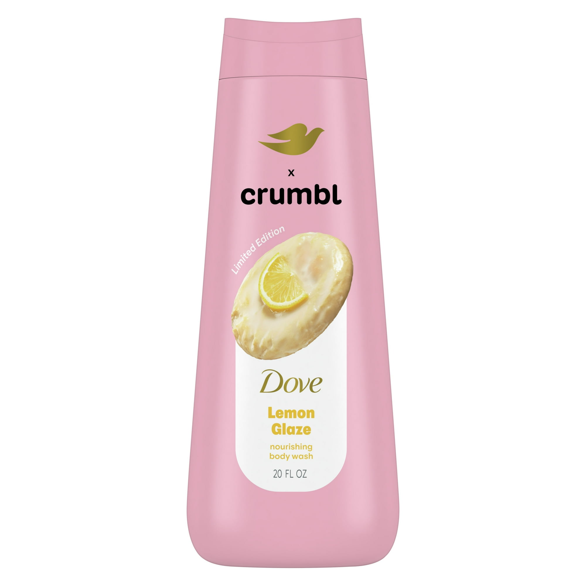 Dove Crumbl Moisturizing Liquid Body Wash Lemon Cookie, 20 oz