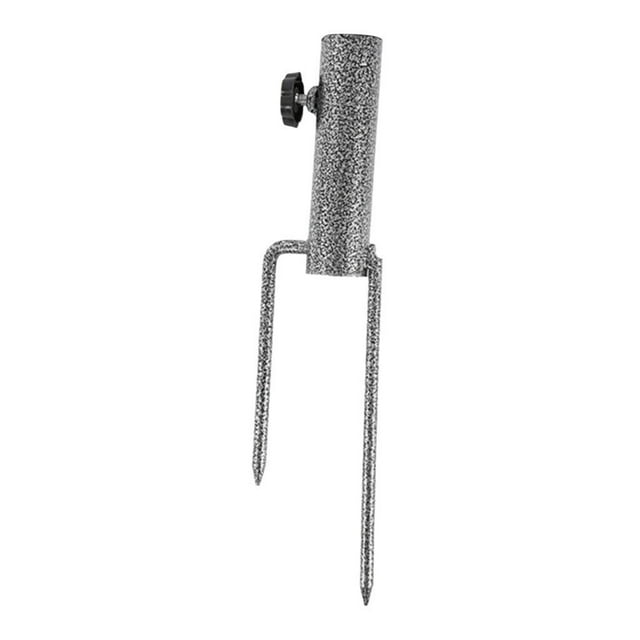 Anclaje de sombrilla Anclaje de sombrilla de playa Soporte de metal de hierro para césped con soporte Diámetro del tubo 4 cm
