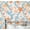 Orange, variant on S4Sassy Peel and Stick Wall Covering, Playful Starfish & Shells Removable Wall Wrap - Blue Instant Walls Makeover Mural for Bathroom, Laundry Room, Closet - Self-Adhesive Wallpaper Vinyl -25"x120"