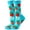 Sky Blue3, variant on BRICH Cute Cartoon Patterns Funny Crew Socks for Adults Yellow One Size